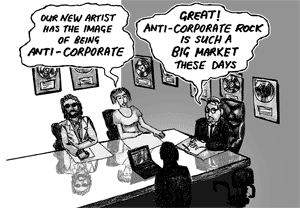 Corporatisation of rock