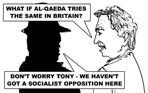 After the Madrid train bombing, Blair wonders if the same will happen in Britain