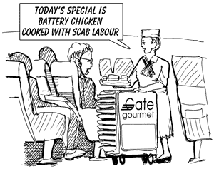 Gate Gourmet workers strike