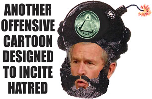 Another offensive cartoon designed to incite hatred