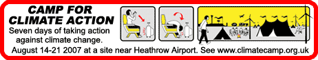 Camp For Climate Action - August 14-21, Heathrow Airport