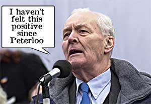 Tony Benn remembers Peterloo