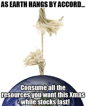 As Earth hangs by accord...