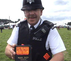 Crap Arrest Of The Week copper